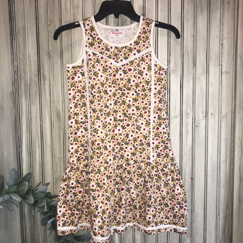 Hanna Andersson Sleeveless Floral Print Dress
